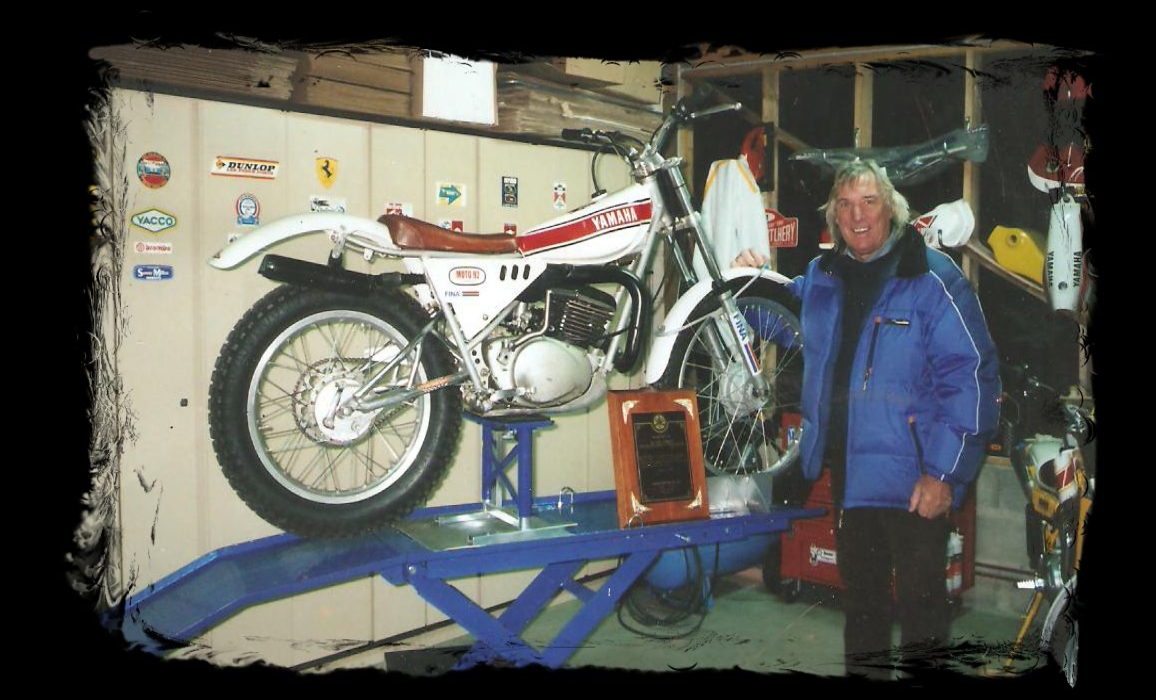 Mick Andrews with his OW10 works bike